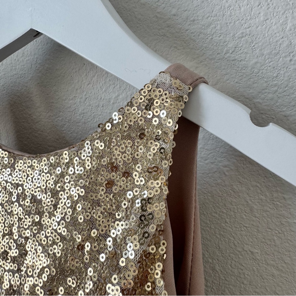 Great Pretenders Glam Party Gold Dress Size 3 4 - Picture 9 of 9